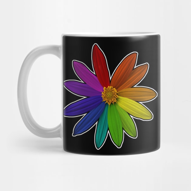 Flower Color Wheel Rainbow by Pinkazoid